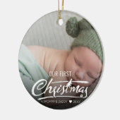 Ornament Our first Christmas as mom and dad Baby p (Links)