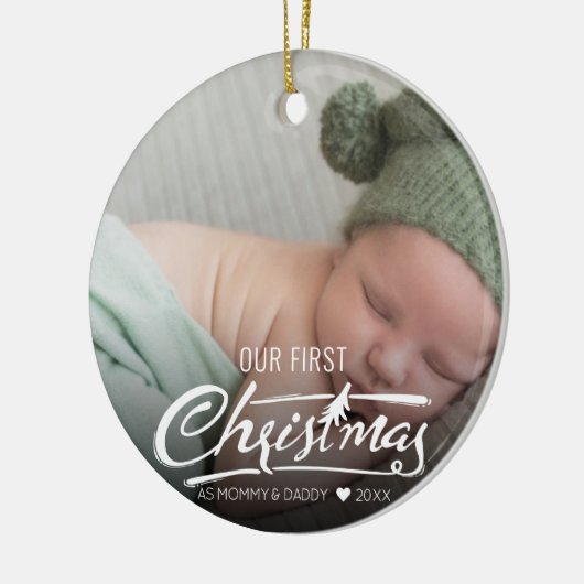 Ornament Our first Christmas as mom and dad Baby p (Links)