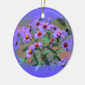 ornament paarse asters (Links)