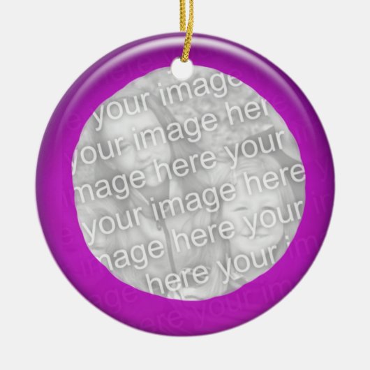 Ornament - paarse bal (Voorkant)