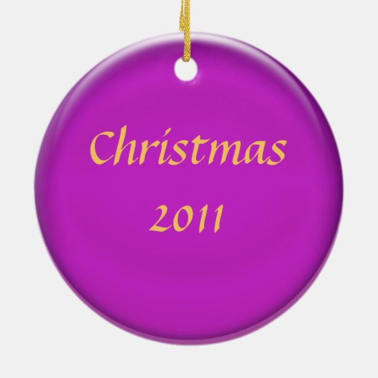 Ornament - paarse bal (Achterkant)