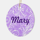 Ornament Paarse sierbenaming (Links)