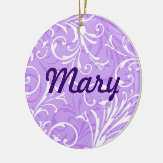 Ornament Paarse sierbenaming (Links)