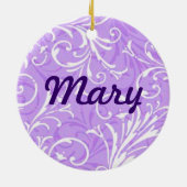 Ornament Paarse sierbenaming (Achterkant)