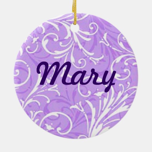 Ornament Paarse sierbenaming (Achterkant)