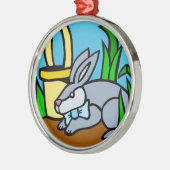 Ornament paasbunny (Links)