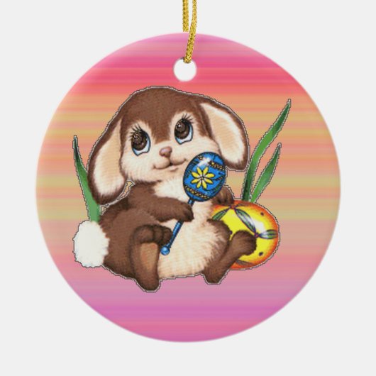 Ornament paasbunny (Voorkant)