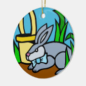 Ornament paasbunny (Links)
