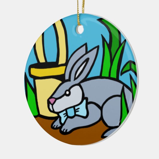 Ornament paasbunny (Links)