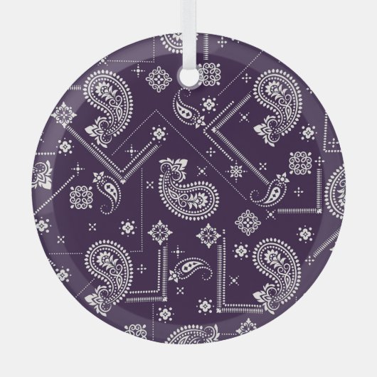 Ornament Paisley Bandana Print Pattern (Voorkant)