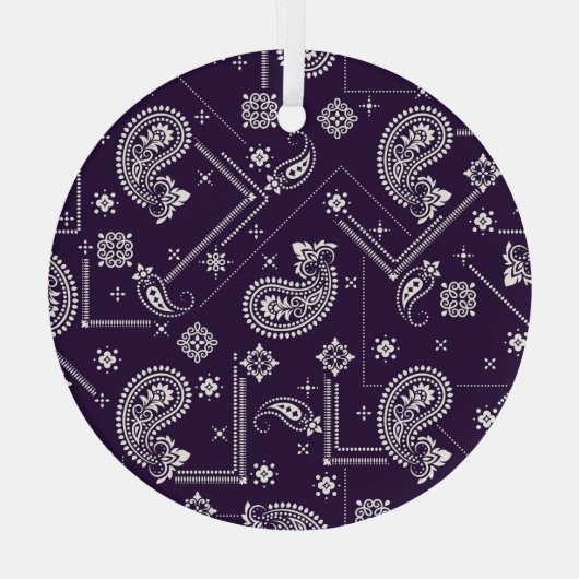 Ornament Paisley Bandana Print Pattern (Achterkant)
