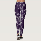 Ornament Paisley Bandana Print Pattern Leggings (Achterkant)