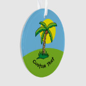 Ornament palmboom Cartoon (voorkant)