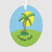 Ornament palmboom Cartoon (voorkant)