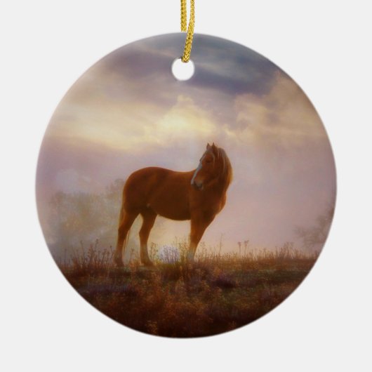  Ornament Palomino Mustang (Voorkant)