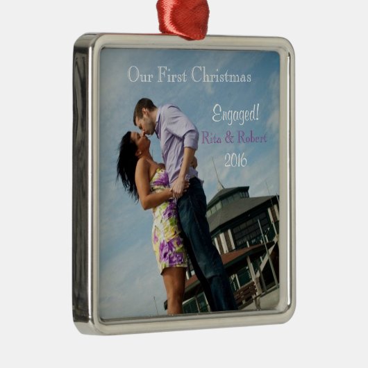 Ornament | paren in liefde | Eerste Kerstkerstkers (Rechts)