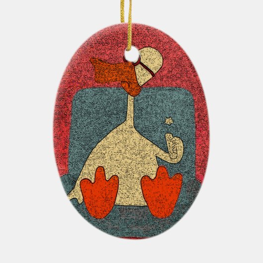 Ornament Party Duck (Achterkant)