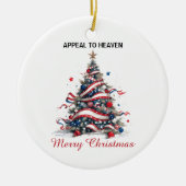 Ornament -Patriotic Xmas Tree ATH1 with origin ed (Voorkant)