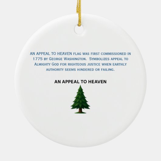 Ornament -Patriotic Xmas Tree ATH1 with origin ed (Achterkant)