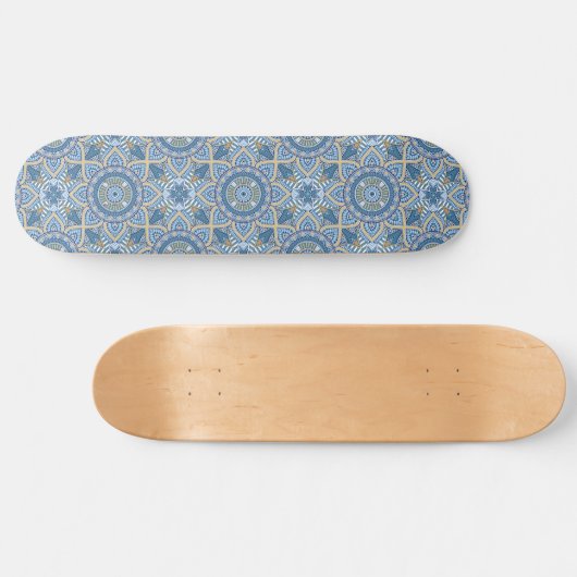 Ornament Patroon 2 Persoonlijk Skateboard (Horizontaal)