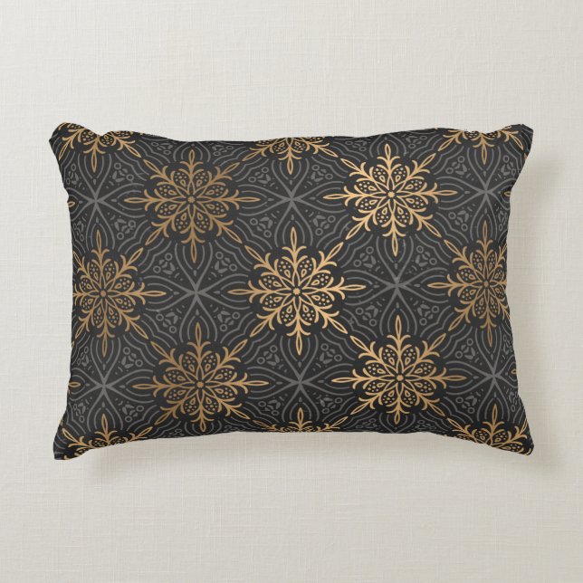 Ornament Patroon 3 Accent Kussen (Voorkant)