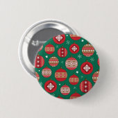 Ornament patroon ronde button 5,7 cm (Voorkant /achterkant)