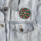 Ornament patroon ronde button 5,7 cm (In situ)