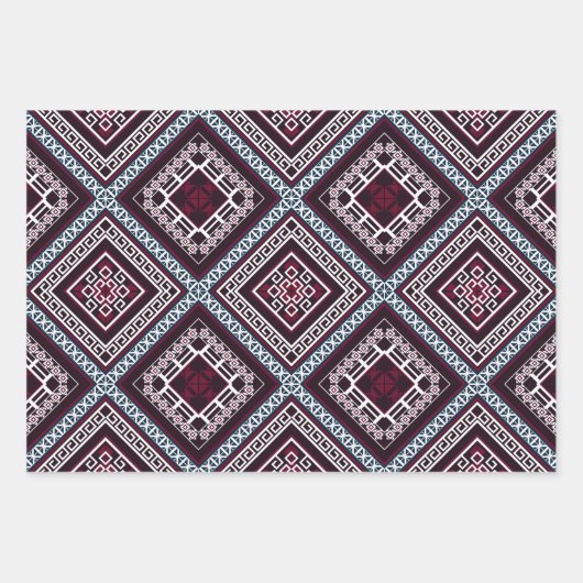 Ornament Pattern Inpakpapier Vel (Voorkant 2)