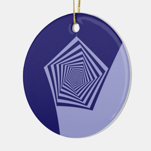 Ornament Pentagon Spiral Blues (Links)