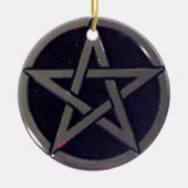 Ornament Pentagram Silver (Voorkant)