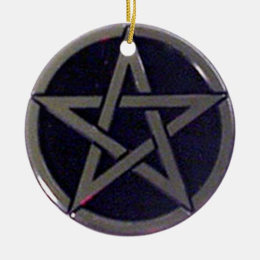 Ornament Pentagram Silver (Voorkant)