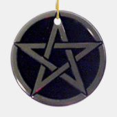 Ornament Pentagram Silver (Achterkant)
