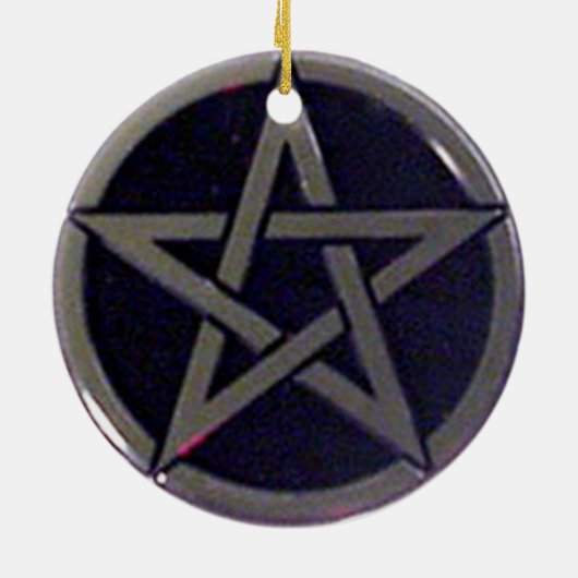 Ornament Pentagram Silver (Achterkant)