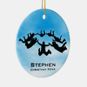 Ornament Persoonlijke Sky Diving Free Herfst (Rechts)