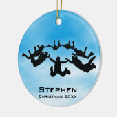 Ornament Persoonlijke Sky Diving Free Herfst (Links)