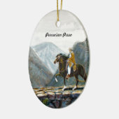 Ornament, Peruviaans bergspoor Keramisch Ornament (Links)