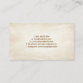 Ornament Phoenix en Dragon Visitekaartje (Achterkant)