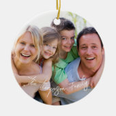 Ornament Photo White Script (Voorkant)