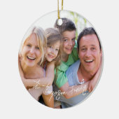 Ornament Photo White Script (Links)