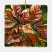 ornament "Poinsettias" (Achterkant)