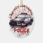 Ornament politieauto (Rechts)