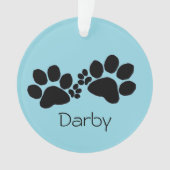 Ornament - Polydactyl Paw Prints and Photo (voorkant)
