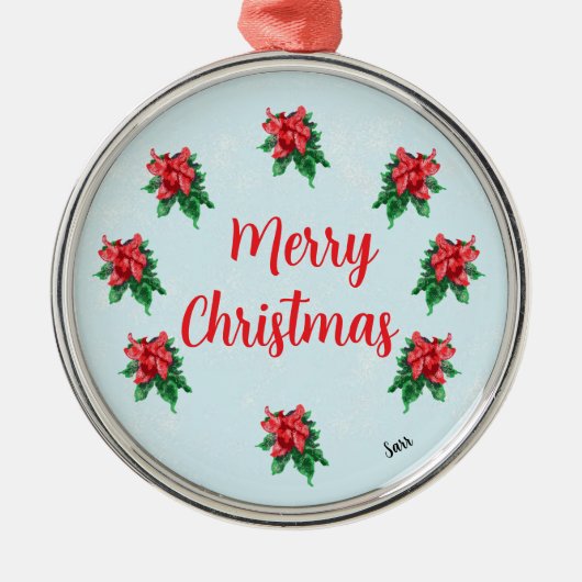 Ornament : Prettig Kerstfeest (Voorkant)