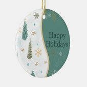 Ornament Prettige feestdagen (Rechts)