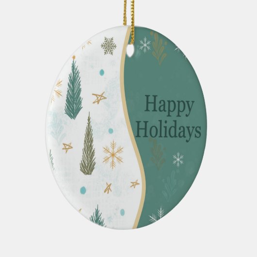 Ornament Prettige feestdagen (Rechts)