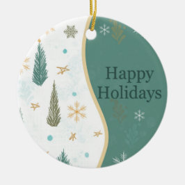 Ornament Prettige feestdagen