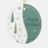 Ornament Prettige feestdagen (Links)