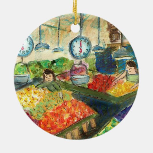 Ornament produceren (Pike Place Seattle) (Achterkant)