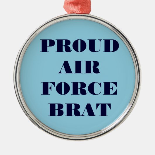Ornament Proud Air Force Brat (Voorkant)