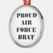 Ornament Proud Air Force Brat (Links)
